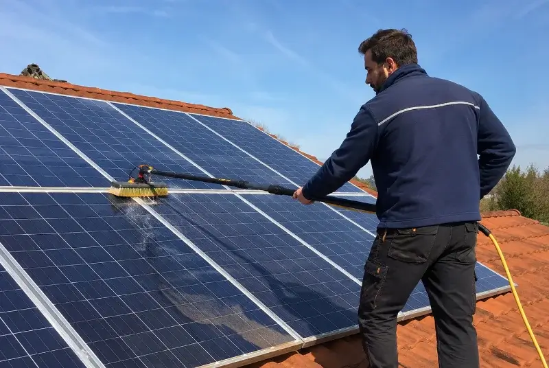 Nettoyage et entretien de panneaux solaires à Saint-Jean-de-Paracol