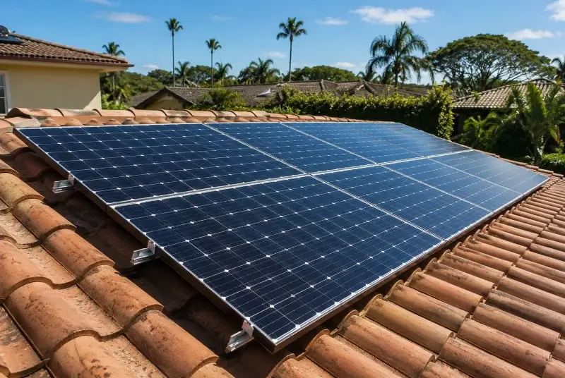 Installation de panneaux solaires à Saint-Jean-de-Paracol